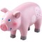 HABA Little Friends Pig - 3.5" Farm Animal Toy Figure